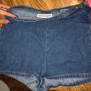 American Apparel Jean Shorts